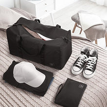 Carica l'immagine nel visualizzatore di Gallery, GAGAKU 45L Ultra-leggero Borsone da Viaggio Pieghevole Borsoni 45l Nero