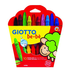Giotto Bebè Be-Bé, pastelli a cera 10 pz