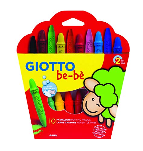 Giotto Bebè Be-Bé, pastelli a cera 10 pz