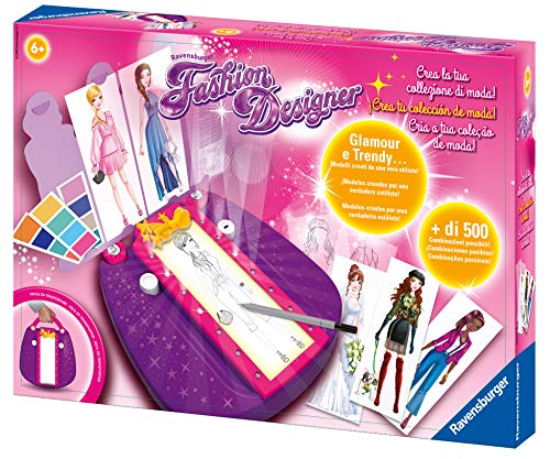 Ravensburger- Fashion Designer, Multicolore, 18057 - Ilgrandebazar