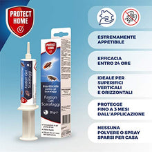 Carica l'immagine nel visualizzatore di Gallery, Protect Home Fastion Gel Scarafaggi, Insetticida gel pronto all’uso, Veleno scarafaggi, Efficace Elimina l’intera colonia in breve tempo, Azione per ingestione. Ambienti interni. 20g