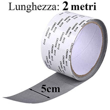 Carica l'immagine nel visualizzatore di Gallery, Gudotra Nastro per Riparare Zanzariere Adesivo in Fibra di Grigio