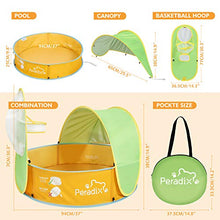 Carica l&#39;immagine nel visualizzatore di Gallery, Peradix Tenda Spiaggia Bambini,2 in 1 Pop Up 2 In 1 Piscina Di Palline