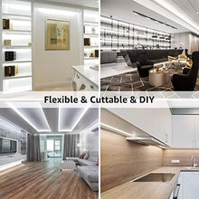 Carica l'immagine nel visualizzatore di Gallery, Lepro Striscia LED 10M 600LED SMD2835 Bianco Freddo 6000K Dimmerabile, 24V 1800 Lumen Nastri LED per Decorazioni Interne/Feste/Natale, Strisce LED Kit Completo Alimentatore e Interruttore Dimmer