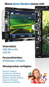 XOMAX XM-2D6907 Autoradio con mirrorlink, Schermo Touch Screen da 17,7 cm /...