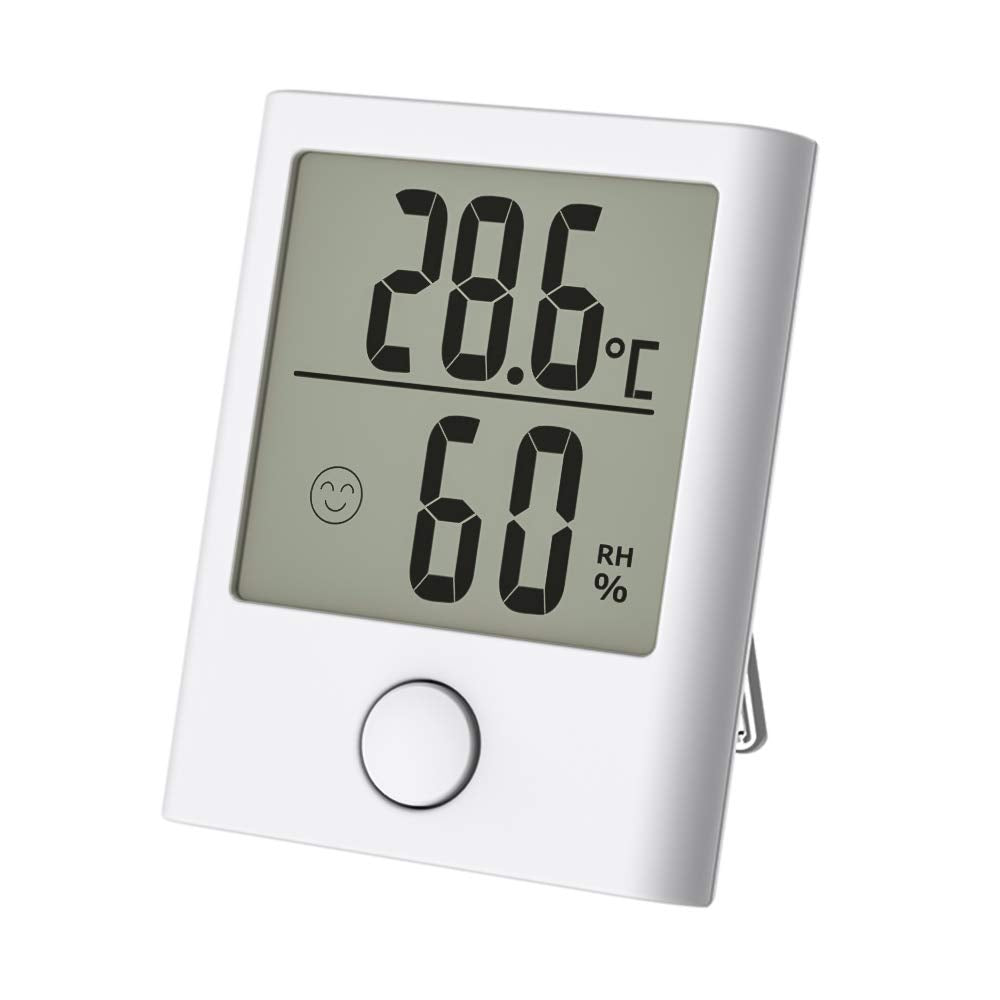Comter Termometro Igrometro Digitale da Interno, Mini bianco - Ilgrandebazar