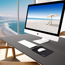 Carica l'immagine nel visualizzatore di Gallery, cimetech Tappetino per Mouse Confortevole Superficie Superfine in Fibra black
