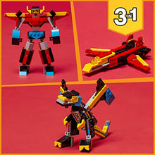 Carica l&#39;immagine nel visualizzatore di Gallery, LEGO 31124 Creator 3 In 1 Super Robot, Set Di Costruzioni In Mattoncini, Aereo E Drago Giocattolo Per Bambina E Bambino Dai 6 Anni In Su, Con Parti Regolabili