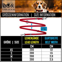 Carica l'immagine nel visualizzatore di Gallery, DDOXX Guinzaglio per Cani Nylon, Regolabile con XS - 1,0 x 200 cm, Arancione