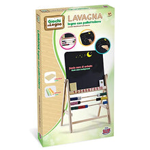 Carica l&#39;immagine nel visualizzatore di Gallery, Grandi Giochi- Giochi Lavagna in Legno con Cavalletto, Multicolore - Ilgrandebazar