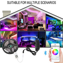 Carica l&#39;immagine nel visualizzatore di Gallery, Striscia LED RGB Bluetooth Strisce 5M 150 con Led 5m