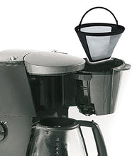 Carica l&#39;immagine nel visualizzatore di Gallery, Fackelmann 42273 Filtro permanente per caffè e tè, Nero/argento, N.4 - Ilgrandebazar