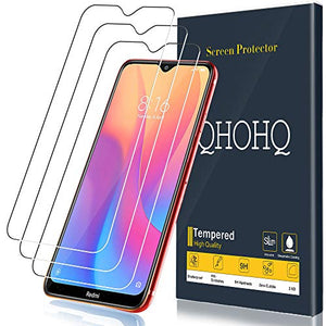 QHOHQ Vetro Temperato per Xiaomi Redmi 8A,Xiaomi 8, [3 Pezzi] 3 Pezzi