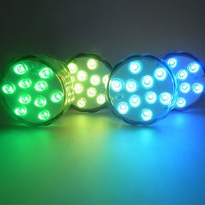 Sommergibile Luce LED RGB, Multicolore Led Rgb Luminoso Luci Piscina