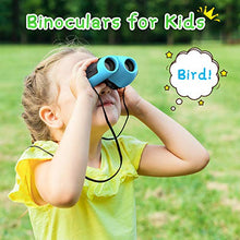 Carica l&#39;immagine nel visualizzatore di Gallery, Teaisiy 8x21 Compatto Binocolo per Bambini -Giocattoli &amp; Regalo Azzurro