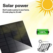 Carica l&#39;immagine nel visualizzatore di Gallery, Ovareo, fontana a energia solare, pompa per laghetti da esterni, Nero