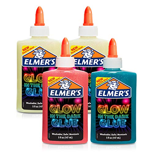 La colla Glow-in-The-Dark di Elmer lavabile, colori assortiti, 5 once... - Ilgrandebazar
