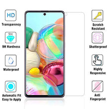 Carica l&#39;immagine nel visualizzatore di Gallery, AHABIPERS Pellicola Protettiva per Samsung Galaxy A71 Vetro Temperato, 9H...
