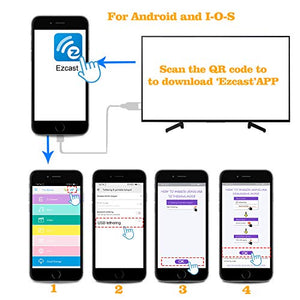 Phone a HDMI, AMANKA Full HD 1080P Mirroring Cavo Adattatore ad a HDMI