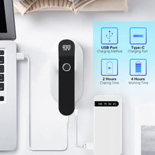 Carica l'immagine nel visualizzatore di Gallery, BAICIWE Levapelucchi Eettrico, USB Levapelucchi Ricaricabile con 2 Lame Extra e un Contenitore a Parete per Abbigliamento, Lana, Maglioni, Mobili