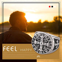 Carica l&#39;immagine nel visualizzatore di Gallery, JewelryWe Gioielli Anello da Uomo Donna Punk Acciaio Inossidabile Argento - Ilgrandebazar