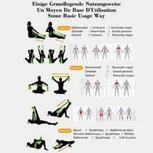 Carica l&#39;immagine nel visualizzatore di Gallery, WOTEK Bande Elastiche Fitness-Elastici Fitness con 3 Livelli di colorful