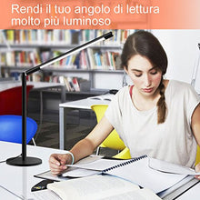 Carica l&#39;immagine nel visualizzatore di Gallery, GHB Lampada da Tavolo a LED Dimmerabile Scrivania Lettura... - Ilgrandebazar