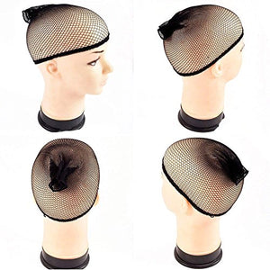 PrettyDate, cuffie elastiche per parrucca, in nylon, beige naturale e a rete... - Ilgrandebazar
