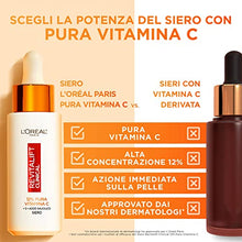 Carica l&#39;immagine nel visualizzatore di Gallery, L&#39;Oréal Paris Siero Viso 12% Pura Vitamina C, Per Pelle Più Luminosa e Pori Meno Visibili, Revitalift Clinical, 30 ml