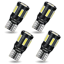 Carica l'immagine nel visualizzatore di Gallery, AGLINT T10 W5W LED CANBUS 194 168 Cuneo Tipo Auto Lampadina 10SMD 4 Pezzi