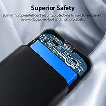 Carica l&#39;immagine nel visualizzatore di Gallery, Powerbank 25000mAh, Power Bank Ricarica Rapida, Caricabatterie nero arancione
