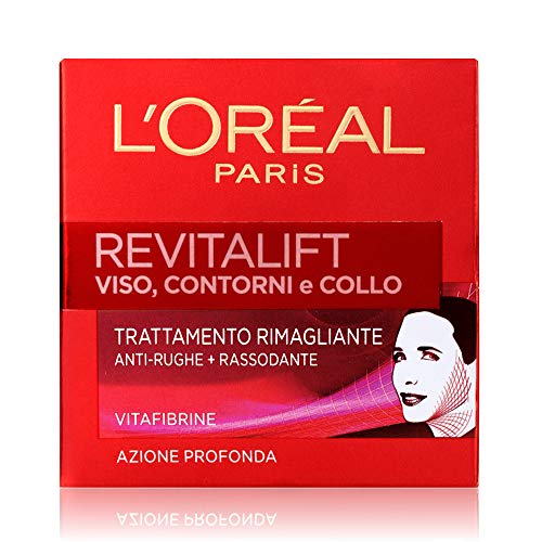 L'Oréal Paris Revitalift Crema Viso Antirughe Contorno e Collo Rimagliante... - Ilgrandebazar