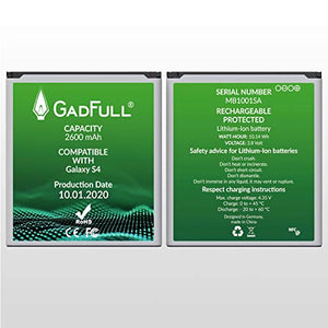 GadFull Batteria compatibile con Samsung Galaxy S4 | 2020 Data di produzione... - Ilgrandebazar