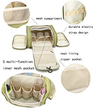 Carica l&#39;immagine nel visualizzatore di Gallery, iSuperb Beauty Case Viaggio Borsa Toilette Impermeabile bag Verde