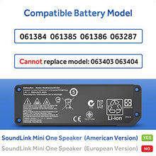 Carica l&#39;immagine nel visualizzatore di Gallery, ANTIEE 061384 061385 061386 063287 Batteria per SoundLink Mini Bluetooth...