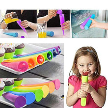 Carica l&#39;immagine nel visualizzatore di Gallery, GOLDGE Stampo per Ghiaccioli, Set di 6 Stampi Ghiaccio in Silicone e 1...