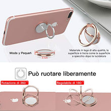 Carica l&#39;immagine nel visualizzatore di Gallery, Ossky Anello Supporto Telefono Cellulari Universale Oro Rosa+Argento