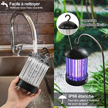 Carica l&#39;immagine nel visualizzatore di Gallery, QcoQce Zanzariera Elettrica USB Ricaricabile, IP66 Impermeabile UV BK006-B