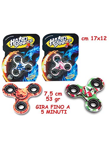Teorema 65324 - Finger Spinner, Colori Assortiti Giallo - Ilgrandebazar