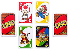 Carica l'immagine nel visualizzatore di Gallery, Mattel Games - UNO Versione Super Mario Bros, Gioco di Carte per Famiglie e Bambini 7+ Anni, DRD00