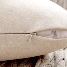 Carica l'immagine nel visualizzatore di Gallery, MIULEE 2 Pacco all'Aperto Federe Impermeabile Cuscini 50x50cm, Beige