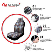 Carica l&#39;immagine nel visualizzatore di Gallery, COPAP 4PC Anteriore Coppia coprisedili Baja Secchio coprisedile Color 1 - Ilgrandebazar