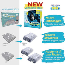 Carica l&#39;immagine nel visualizzatore di Gallery, HOME KOKO LOOK Plaid Magica Coperta Che Si Illumina al Buio 130x150cm Coperta Pile Plaid Fluorescenti Plaid Illuminante Coperta Bambino Natale Coperta Morbida Luminosa Regalo Bambino Bambina - Blu