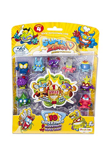 SUPERZINGS IV - Blister con 10 personaggi (1 dorato)