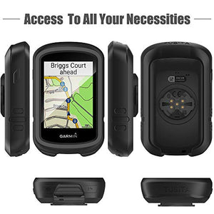 TUSITA Custodia per Garmin Edge 830 - Cover protettiva in silicone NERO