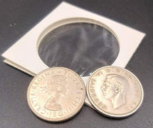 Carica l&#39;immagine nel visualizzatore di Gallery, Confezione da due monete britanniche replica, una con scellino. Georgivs VI... - Ilgrandebazar