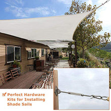 Carica l&#39;immagine nel visualizzatore di Gallery, ZFYQ Kit di Fissaggio e Installazione per Tenda a vela Rettangolare e...