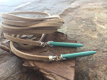 Carica l&#39;immagine nel visualizzatore di Gallery, ★ BOHO HOWLITE CHOKER ★ beige colletto di avvolgimento