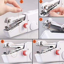Carica l&#39;immagine nel visualizzatore di Gallery, DUTISON Mini Macchina da Cucire Portatile Handheld Cordless Strumento di... - Ilgrandebazar