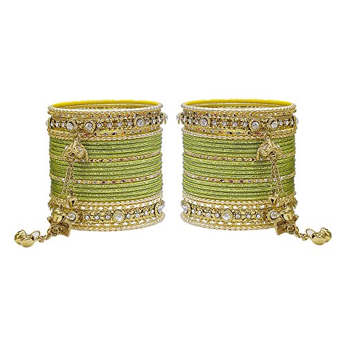 MUCH-MORE Splendida Collezione Moda Fatta di Latkan Bangles per Le Militare - Ilgrandebazar